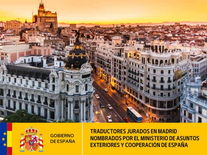 Vista de la ciudad de Madrid